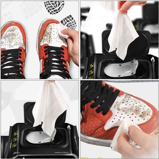 Sneaker & Shoe Cleaner Wipes - 1 Pack of 80